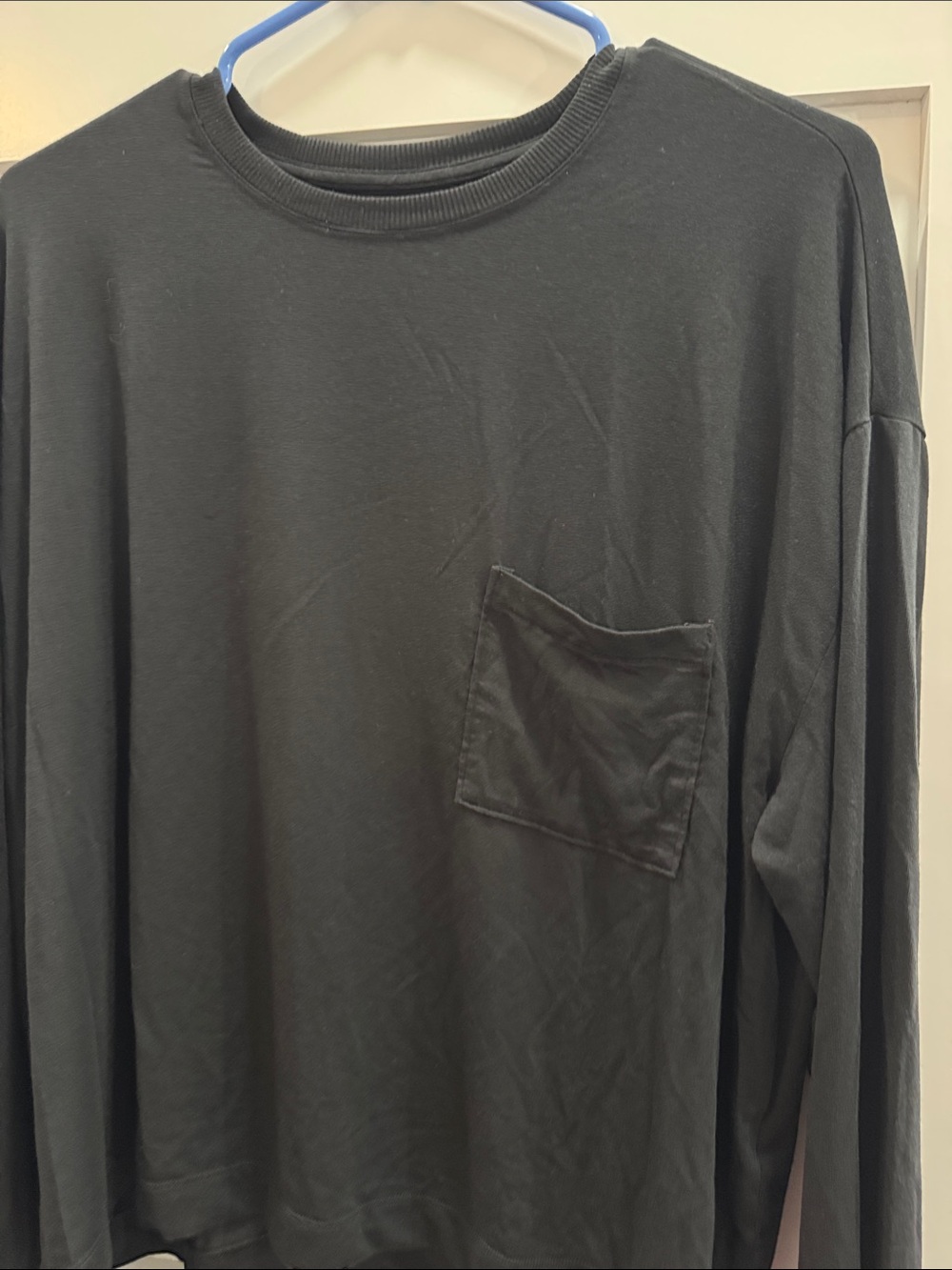 NWT XL Women’s American Eagle Soft & Sexy Long sleeve pocket tee - Picture 2 of 5